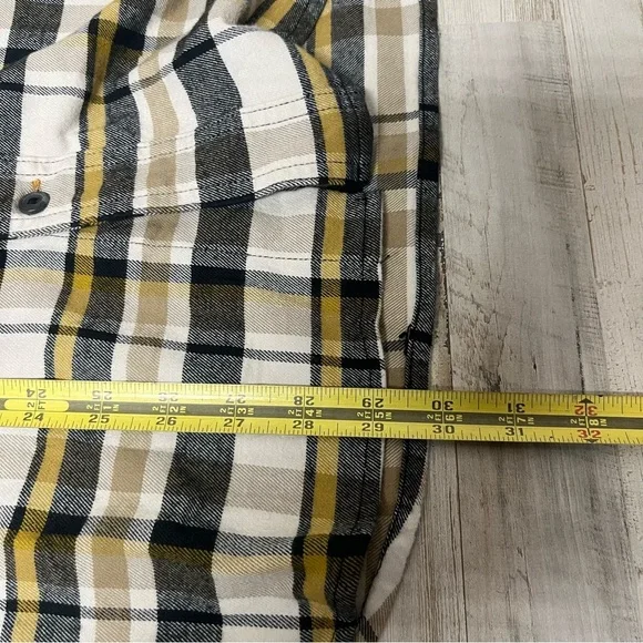 Carhartt Men's Flannel Rugged Flex Relaxed Midweight Long Sleeve plaid M NWT - Picture 12 of 12